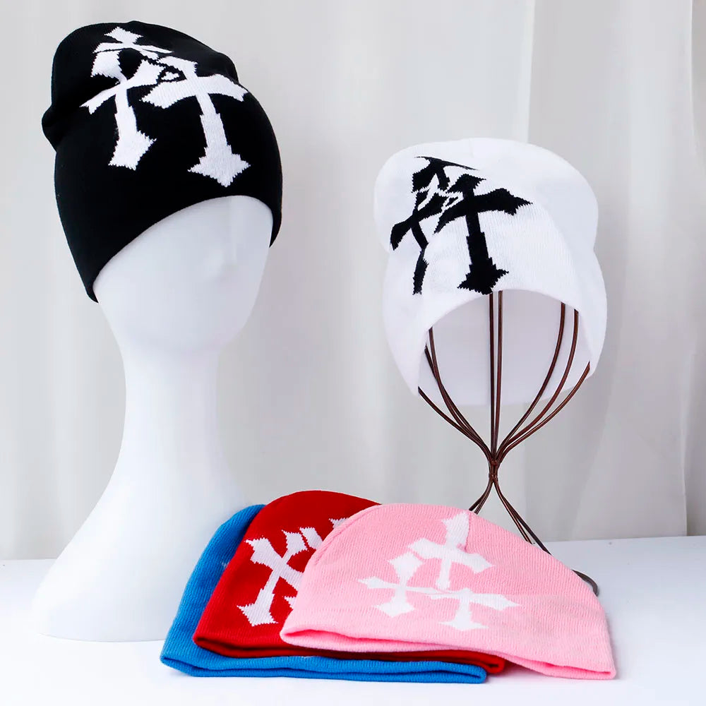 NO PURE SAINTS -CROSS BEANIE-