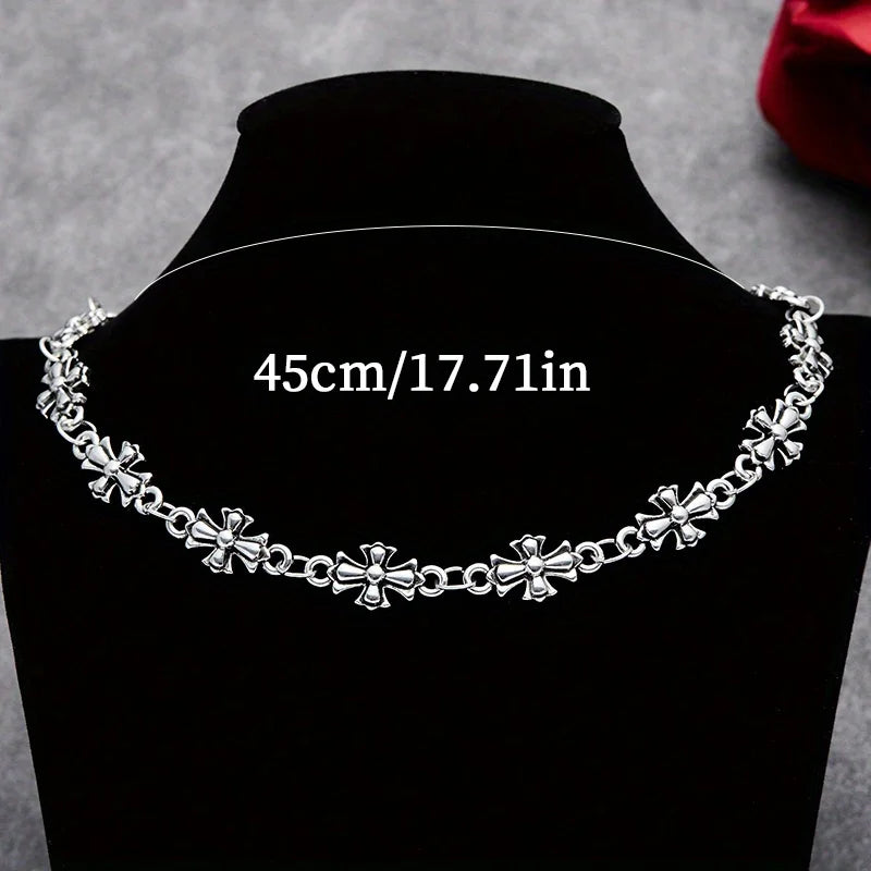 NO PURE SAINTS -CHROME HEARTS INSPIRED NECKLACE-