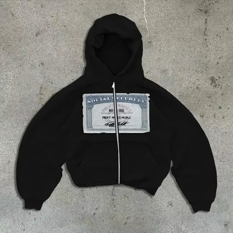 NO PURE SAINTS -"PM" HOODIE-