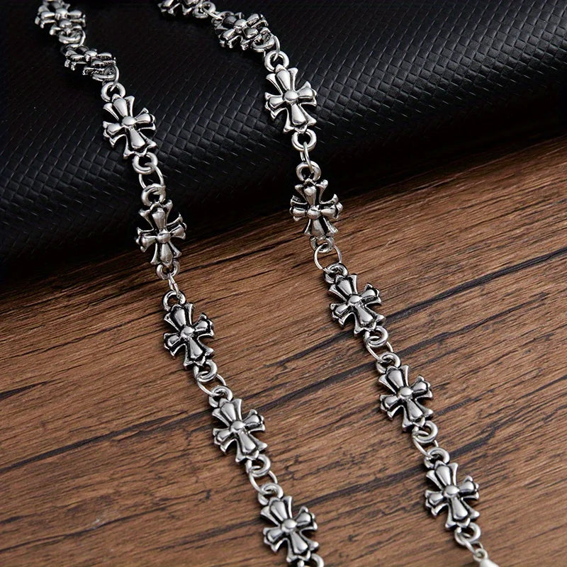 NO PURE SAINTS -CHROME HEARTS INSPIRED NECKLACE-