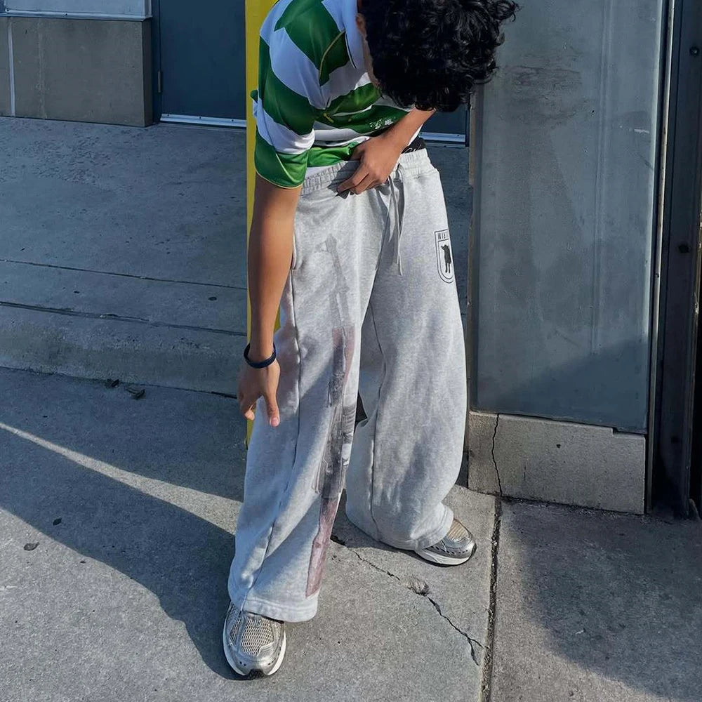 NO PURE SAINTS -DOUBLE WAIST SWEATS-