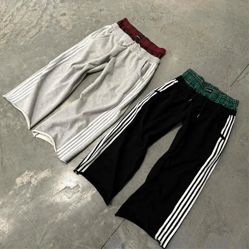 NO PURE SAINTS -DOUBLE WAIST STRIPED-