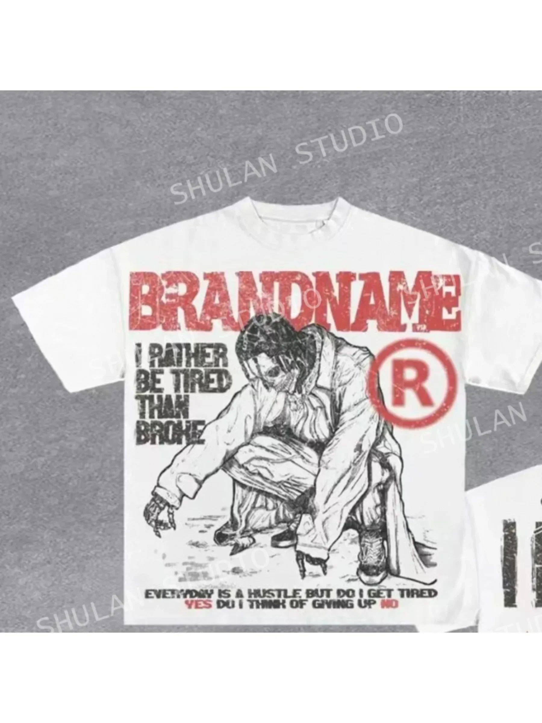 NO PURE SAINTS -"RATHER BE TIRED" TEE-