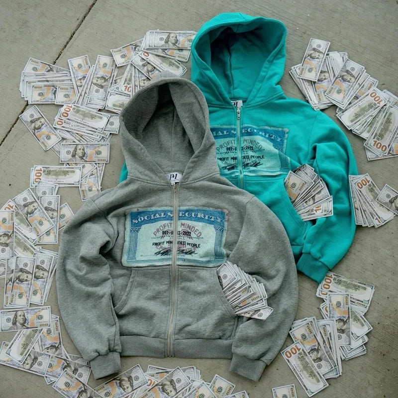 NO PURE SAINTS -"PM" HOODIE-