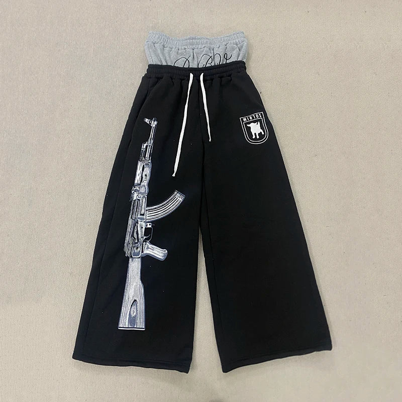 NO PURE SAINTS -DOUBLE WAIST SWEATS-