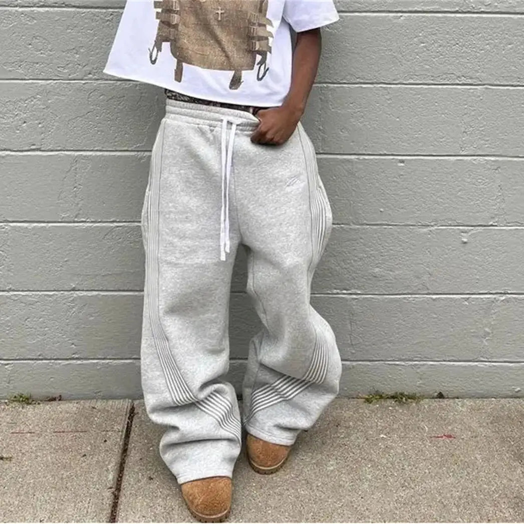 NO PURE SAINTS -STRIPED SWEATS-