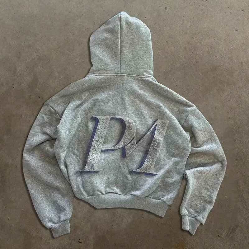 NO PURE SAINTS -"PM" HOODIE-